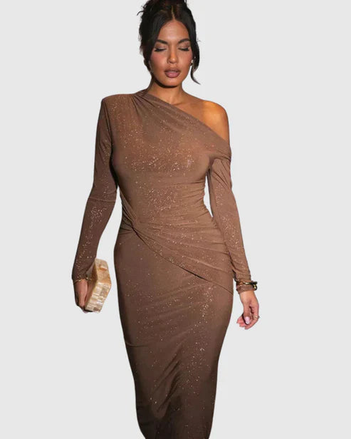 The Ashcroft | Sequin Pleated Dress